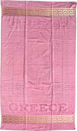 Beach Towel Cotton Pink 170x100cm.