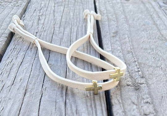 Riniotis Christening Charm Bracelet White 50pcs