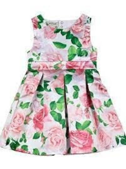 Energiers Kids Dress Floral Pink