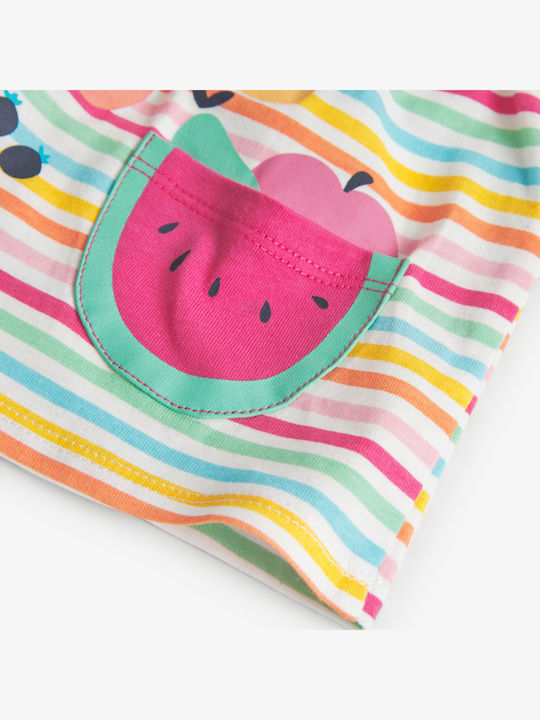 Kinderkleid Kurzärmelig Gestreift Striped