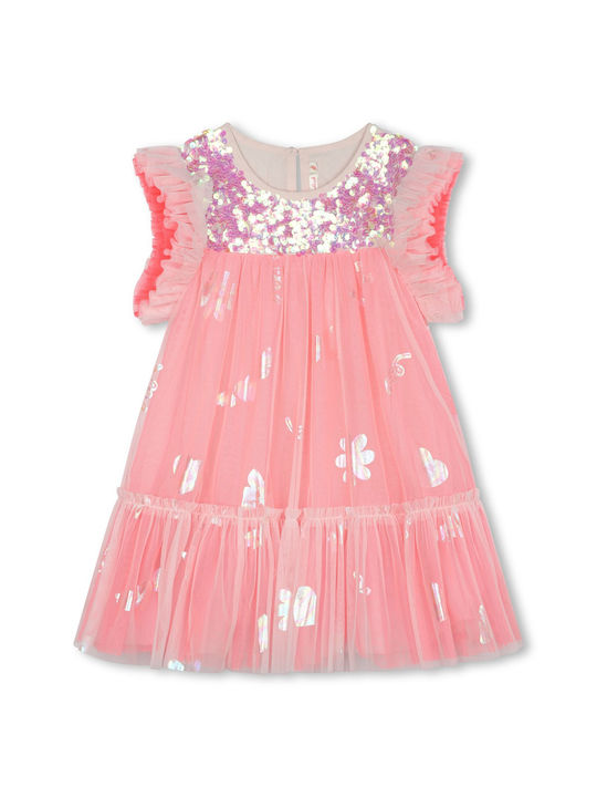 Billieblush Mädchen Kleid Rosa