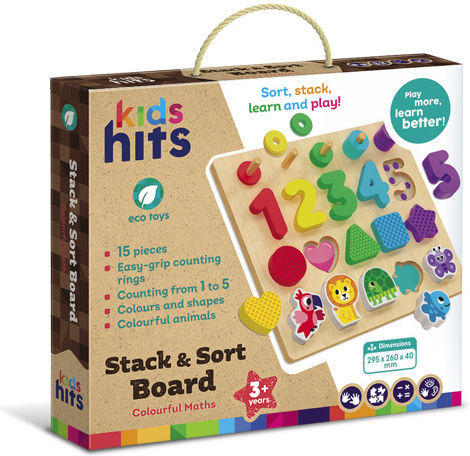 Wooden Kids Peg Puzzle Mathematics for 3+ years+ Years 20pcs Kids Hits