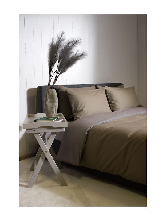 Biokarpet Bettbezug Home View Natural Grau Set Moni 165x245 cm