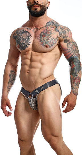 MOB Erotic Wear Dngeon Herren Jockstrap Gray