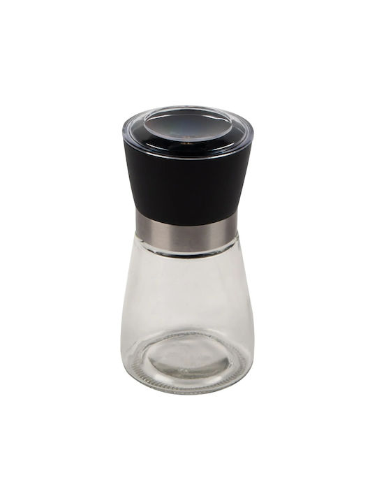 Manual Glass Spice Mill Black