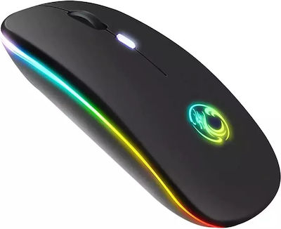 iMice Drahtlos RGB Gaming Gaming Maus Schwarz