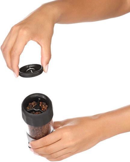 OXO Handbetriebene Salz- und Pfeffermühle Glas 5,5cm