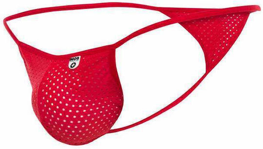MOB Erotic Wear Ανδρικό Sexy String Κόκκινο