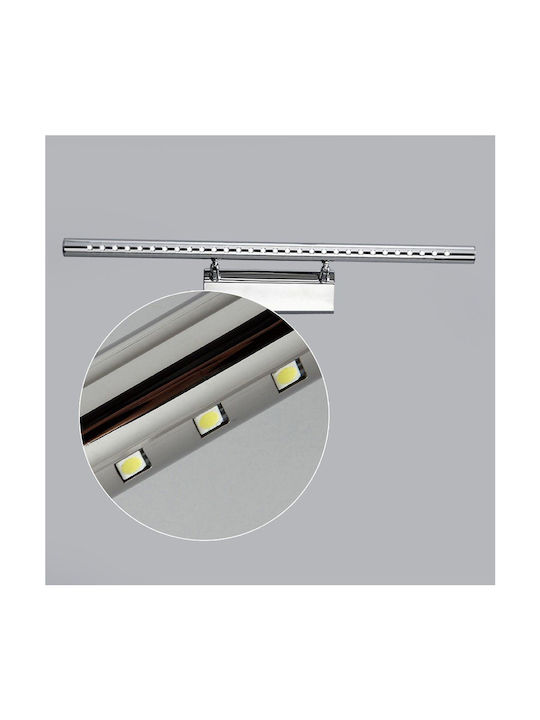 Toolight Φωτιστικό Τοίχου με Ενσωματωμένο LED Ασημί 55εκ.