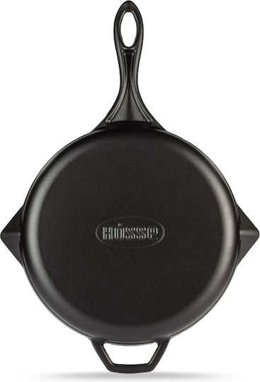 Hosse Black Onyx Cast Iron Grill with Enamel Coating 24cm