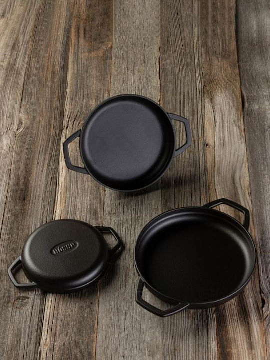 Hosse Τηγάνι από Μαντέμι με Εμαγιέ Επίστρωση 22cm