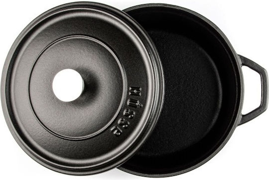 Hosse Solagio Дълбока Тенджера от Чугун 12см Black Onyx