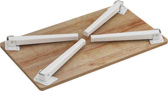 HomeMarkt BRITTA Дърво Легло с Дръжки в Кафяв Цвят 60x34x29см HM8965.12 1бр