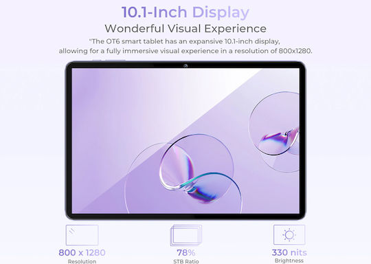 Oukitel OT6 10.1" Tablet (4GB/64GB) Γκρι