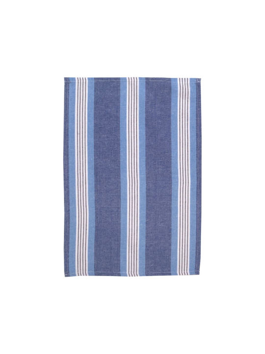 Viopros Tea Towel made of 100% Cotton in Blue Color 40x60cm 2pcs