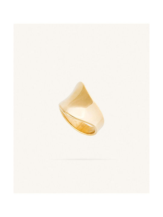 StanStefan Women's Gold Plated Steel Ring