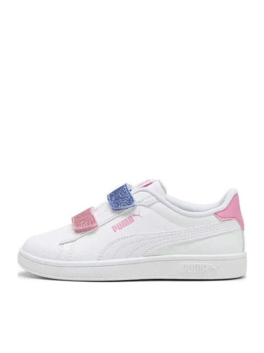 PUMA Smash 3.0 L Weißes Kinder Sneaker PUMA Smash 3.0 L Weißes Kinder Sneaker