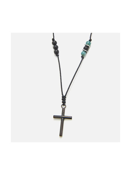 Chrysostomos Men's Cross from Steel