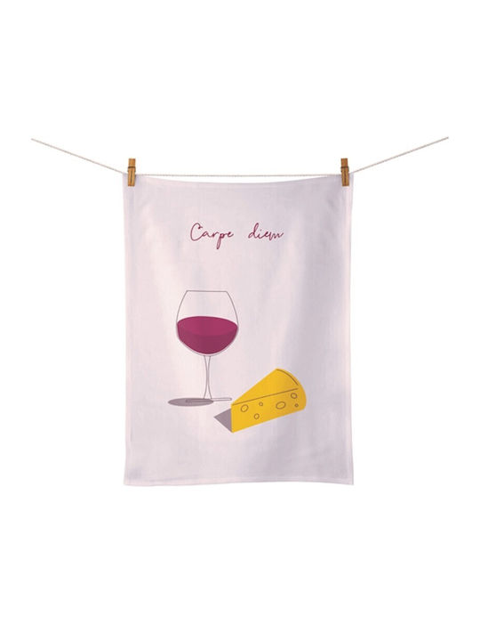 Chic Mic Carpe Diem Towel made of 100% Cotton in Pink Color 1pcs