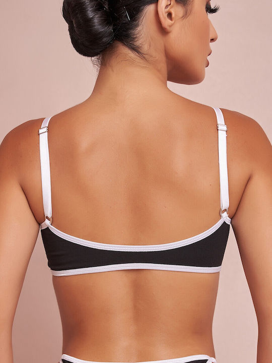 Comfort Women's Bra without Padding Black