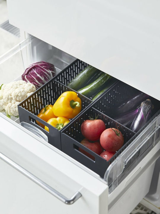 Yamazaki Plastic Storage Basket Black YMZK