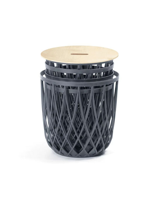 Prosperplast Storage Basket Gray 1pcs