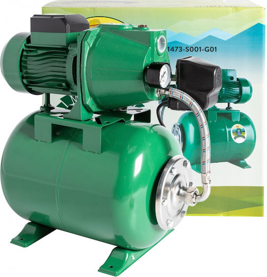 Cu o singură fază Water Pressure Pump with 24 Litre Container 1500W