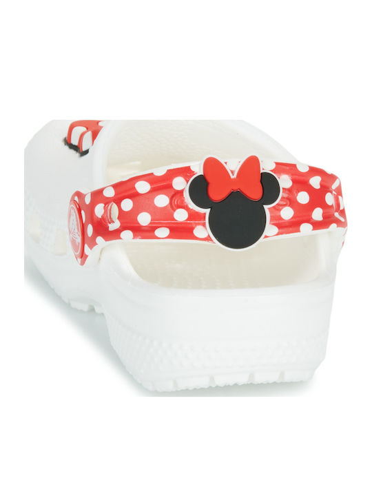 Classic Disney Minnie Mouse Children's Anatomical Beach Shoes White
