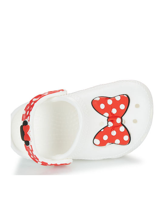 Classic Disney Minnie Mouse Children's Anatomical Beach Shoes White