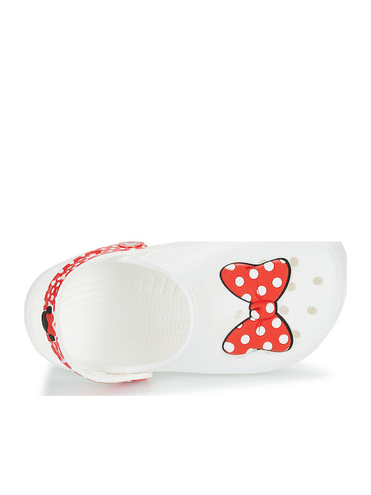 Classic Disney Minnie Mouse Παιδικά Ανατομικά Σαμπό Θαλάσσης Λευκά