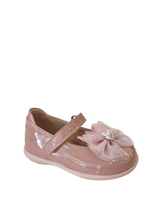 Kozee Kids Ballerinas with Hoop & Loop Closure Pink