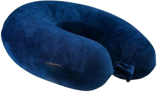 Elbrus Μαξιλαράκι Ταξιδίου Memory Foam Μπλε