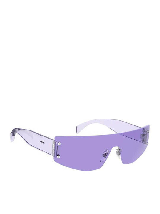 Levi's Unisex Sunglasses with Purple Metal Frame and Purple Lens LV1065/S B3V/UR/S