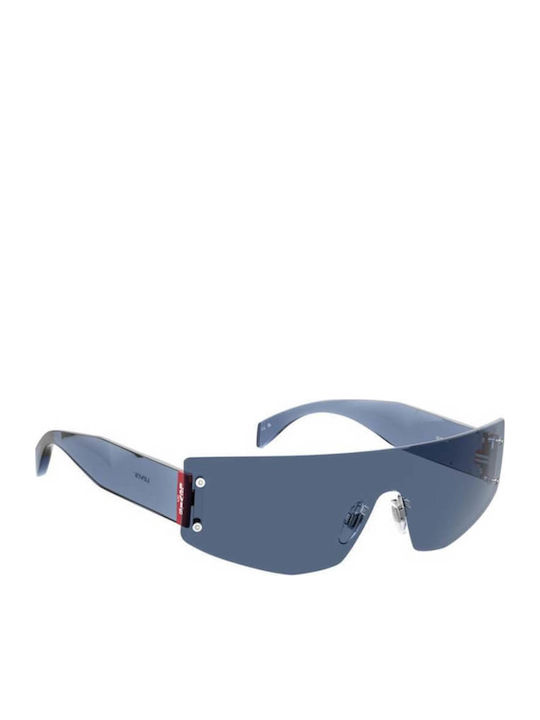 Levi's Unisex Sunglasses with Blue Metal Frame and Blue Lens 1065/S