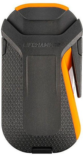 Lifehammer Σφυρί Εκτάκτου Ανάγκης Αυτοκινήτου με Κόπτη Ζώνης Μαύρο