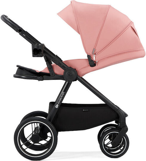Kinderkraft Nea Reglabil 2 în 1 Cărucior pentru copii Potrivit pentru Nou-născut Ash Pink