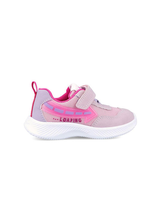 Garvalin Kids Sneakers with Lights Pink