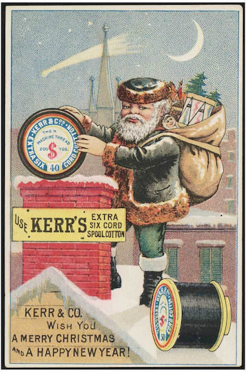 Use Kerr's Extra Six Cord Spool Cotton Kerr Πίνακας σε Καμβά 100x150cm