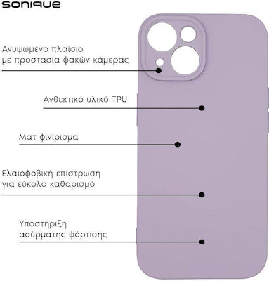 Sonique Back Cover Σιλικόνης Μωβ (Galaxy A15)