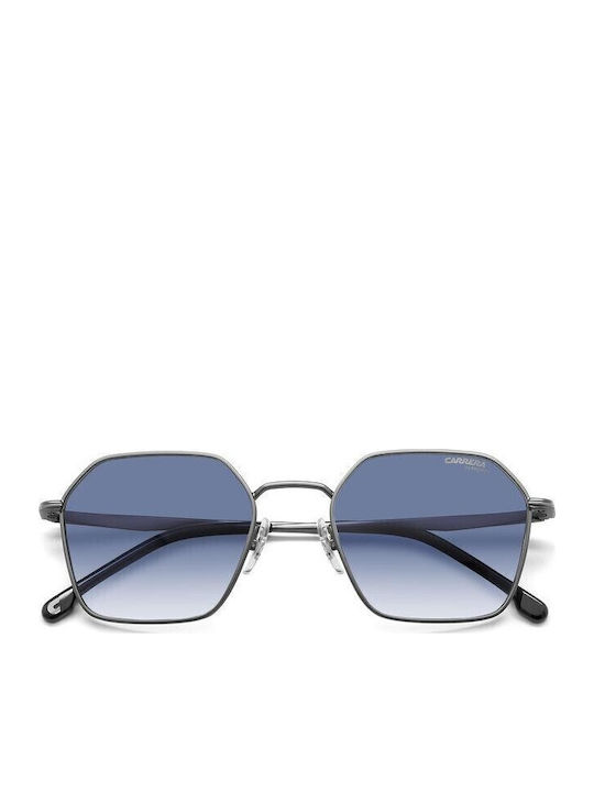 Carrera Unisex Sunglasses with Silver Metallic Frame and Grey Gradient Lens 334/S R81/08