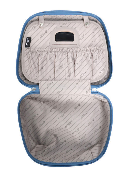 Airtex Paris Βαλίτσες Ταξιδιού Σκληρές Σιέλ με 4 Ρόδες Σετ 2τμχ