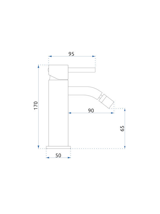 Rea Wasserhahn Bidet Schwarz