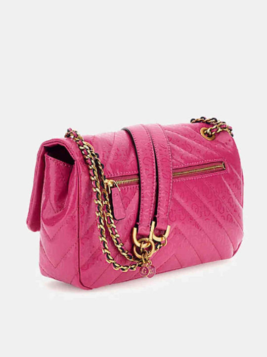 Guess Convertible Damen Tasche Schulter Fuchsie