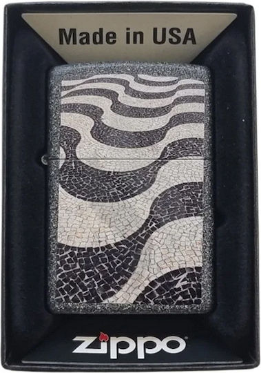 Zippo Ангажимент Пламък в Сив цвят