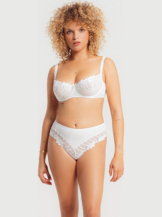 Balconette Balconette Bra without Padding Underwire Beige