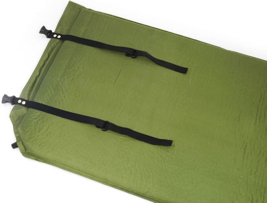 Origin Outdoors Auto-umflare Single Substrat Camping 196x63cm Grosime 2.5cm în culoarea Verde