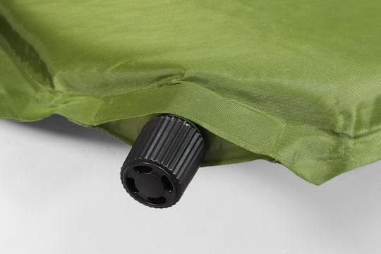 Origin Outdoors Auto-umflare Single Substrat Camping 196x63cm Grosime 2.5cm în culoarea Verde