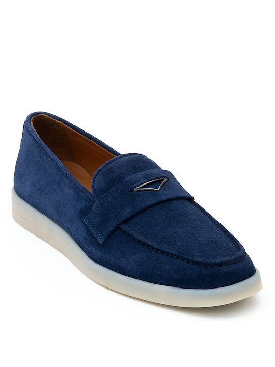 Philippe Lang Women's Moccasins in Blue Color