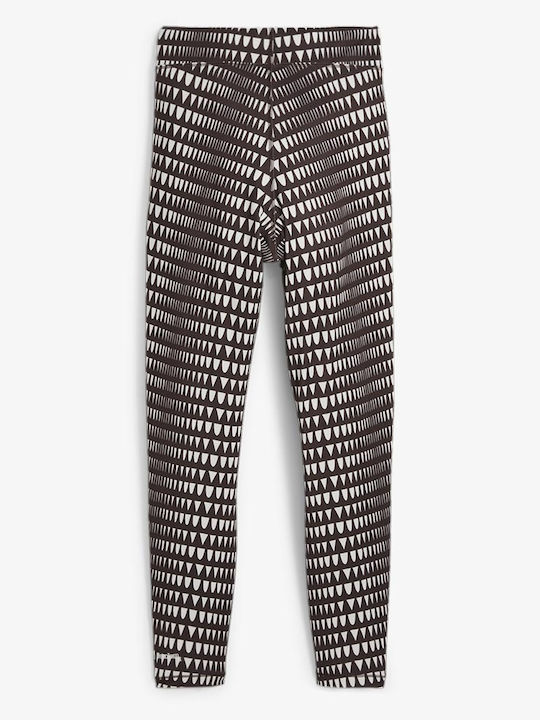 Women's Long Training Legging High Waisted Brown