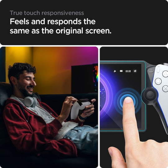 Spigen Glas.tr ”ez Fit” Προστασία Οθόνης Tempered Glass για Playstation Portal